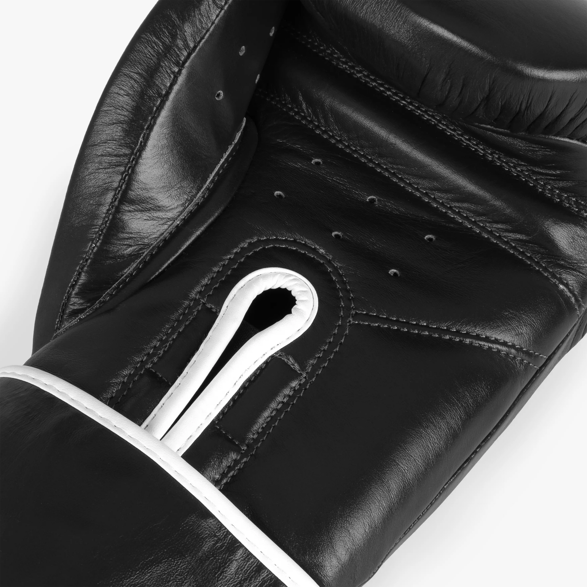 16oz Leather Boxing Gloves - Black | Prime Legacy Power-Of-Boxing